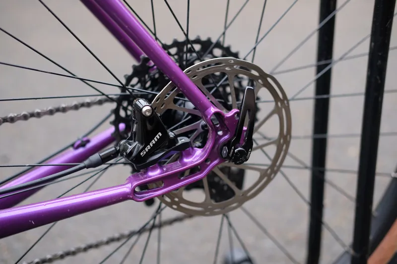 Genesis Fugio 20 Ex-Hire Steel Gravel Bike - Purple / Black-9